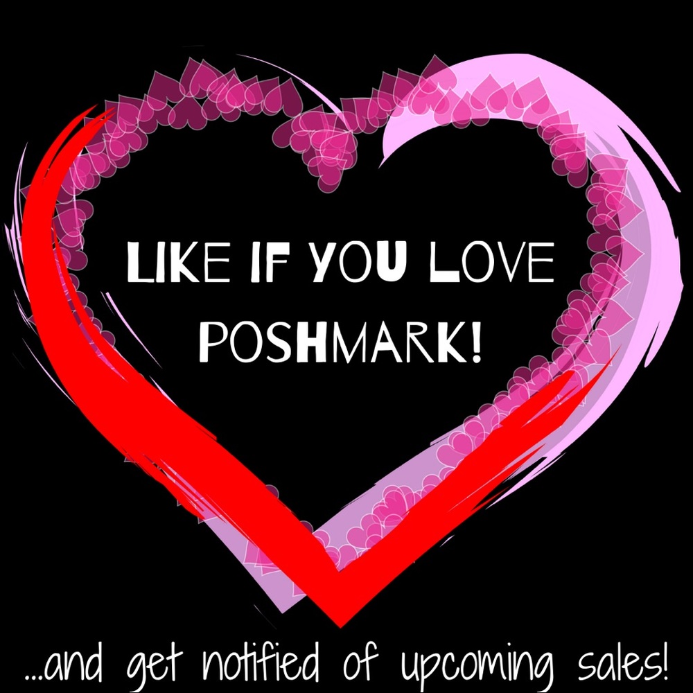 Love poshmark? Me too! Love sales? Like this post!
